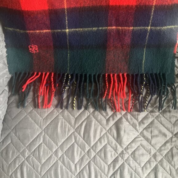 The Scotch House By Johnstons Of Elgin Scarf Lambswool Scotland - Picture 6 of 10